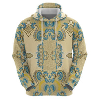 Madiba Nelson Mandela Hoodie Indonesia Batik Yellow Bule - Wonder Print Shop