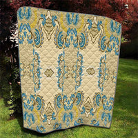 Madiba Nelson Mandela Quilt Indonesia Batik Yellow Bule - Wonder Print Shop