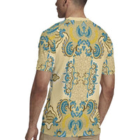 Madiba Nelson Mandela Rugby Jersey Indonesia Batik Yellow Bule - Wonder Print Shop