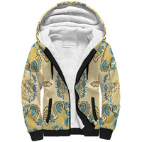 Madiba Nelson Mandela Sherpa Hoodie Indonesia Batik Yellow Bule - Wonder Print Shop
