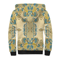 Madiba Nelson Mandela Sherpa Hoodie Indonesia Batik Yellow Bule - Wonder Print Shop