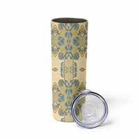 Madiba Nelson Mandela Skinny Tumbler Indonesia Batik Yellow Bule - Wonder Print Shop
