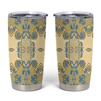 Madiba Nelson Mandela Tumbler Cup Indonesia Batik Yellow Bule - Wonder Print Shop