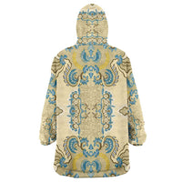 Madiba Nelson Mandela Wearable Blanket Hoodie Indonesia Batik Yellow Bule - Wonder Print Shop