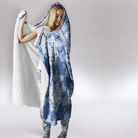 Indonesia Javanese Batik Hooded Blanket Nelson Mandela Madiba Blue - Wonder Print Shop