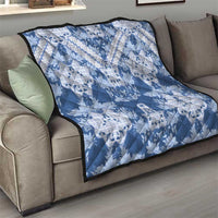 Indonesia Javanese Batik Quilt Nelson Mandela Madiba Blue - Wonder Print Shop