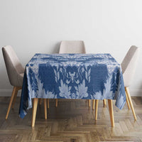 Indonesia Javanese Batik Tablecloth Nelson Mandela Madiba Blue - Wonder Print Shop