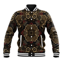 Indonesia Javanese Batik Baseball Jacket Nelson Mandela Madiba Vintage Style - Wonder Print Shop