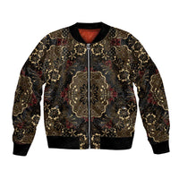 Indonesia Javanese Batik Bomber Jacket Nelson Mandela Madiba Vintage Style - Wonder Print Shop
