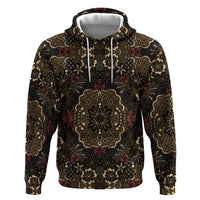 Indonesia Javanese Batik Hoodie Nelson Mandela Madiba Vintage Style - Wonder Print Shop