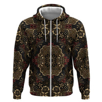 Indonesia Javanese Batik Hoodie Nelson Mandela Madiba Vintage Style - Wonder Print Shop