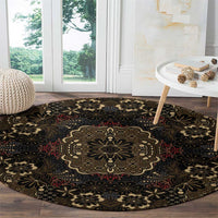 Indonesia Javanese Batik Round Carpet Nelson Mandela Madiba Vintage Style - Wonder Print Shop