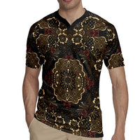 Indonesia Javanese Batik Rugby Jersey Nelson Mandela Madiba Vintage Style - Wonder Print Shop