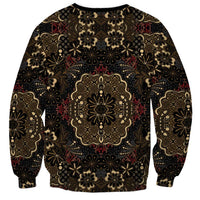 Indonesia Javanese Batik Sweatshirt Nelson Mandela Madiba Vintage Style - Wonder Print Shop