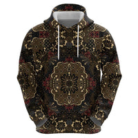Indonesia Javanese Batik Zip Hoodie Nelson Mandela Madiba Vintage Style - Wonder Print Shop