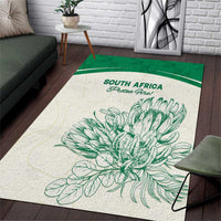 South Africa Cricket Area Rug Protea Fire - Wonder Print Shop