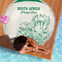South Africa Cricket Beach Blanket Protea Fire - Wonder Print Shop