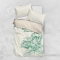 South Africa Cricket Bedding Set Protea Fire - Wonder Print Shop