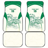 South Africa Cricket Car Mats Protea Fire - Wonder Print Shop