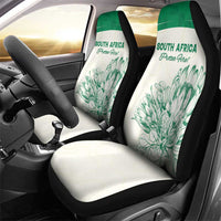 South Africa Cricket Car Seat Cover Protea Fire - Wonder Print Shop