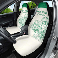 South Africa Cricket Car Seat Cover Protea Fire - Wonder Print Shop