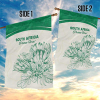 South Africa Cricket Garden Flag Protea Fire - Wonder Print Shop