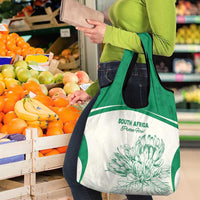 South Africa Cricket Grocery Bag Protea Fire - Wonder Print Shop
