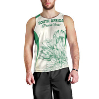 Custom South Africa Cricket Men Tank Top Protea Fire - Wonder Print Shop