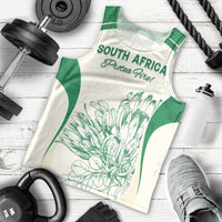 Custom South Africa Cricket Men Tank Top Protea Fire - Wonder Print Shop