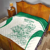 South Africa Cricket Quilt Protea Fire - Wonder Print Shop