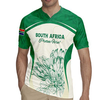 Custom South Africa Cricket Rugby Jersey Protea Fire - Wonder Print Shop