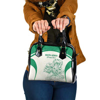 South Africa Cricket Shoulder Handbag Protea Fire - Wonder Print Shop