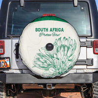 South Africa Cricket Spare Tire Cover Protea Fire - Wonder Print Shop