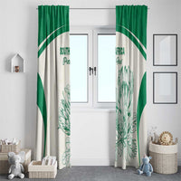 South Africa Cricket Window Curtain Protea Fire - Wonder Print Shop