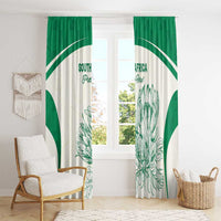 South Africa Cricket Window Curtain Protea Fire - Wonder Print Shop