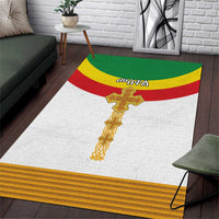 Ethiopia Meskel Area Rug Ethiopian Cross - Wonder Print Shop