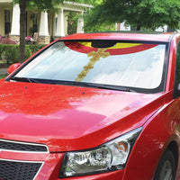 Ethiopia Meskel Auto Sun Shade Ethiopian Cross - Wonder Print Shop