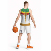 Ethiopia Meskel Basketball Jersey Ethiopian Cross - Wonder Print Shop