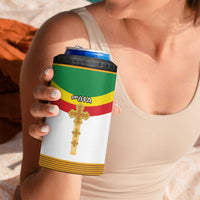 Ethiopia Meskel 4 in 1 Can Cooler Tumbler Ethiopian Cross - Wonder Print Shop