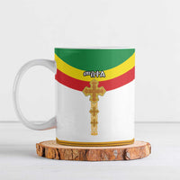 Ethiopia Meskel Ceramic Mug Ethiopian Cross - Wonder Print Shop