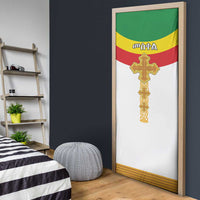Ethiopia Meskel Door Cover Ethiopian Cross - Wonder Print Shop