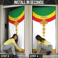 Ethiopia Meskel Door Cover Ethiopian Cross - Wonder Print Shop