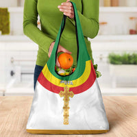 Ethiopia Meskel Grocery Bag Ethiopian Cross - Wonder Print Shop