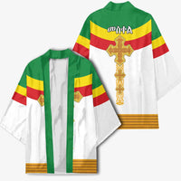 Ethiopia Meskel Kimono Ethiopian Cross - Wonder Print Shop
