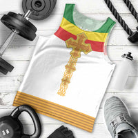 Ethiopia Meskel Men Tank Top Ethiopian Cross - Wonder Print Shop