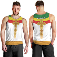 Ethiopia Meskel Men Tank Top Ethiopian Cross - Wonder Print Shop