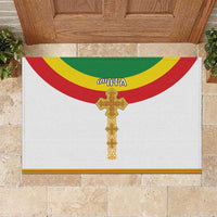 Ethiopia Meskel Rubber Doormat Ethiopian Cross - Wonder Print Shop