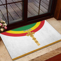 Ethiopia Meskel Rubber Doormat Ethiopian Cross - Wonder Print Shop