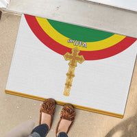Ethiopia Meskel Rubber Doormat Ethiopian Cross - Wonder Print Shop