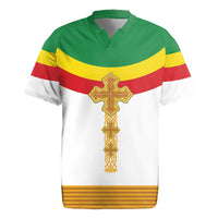 Ethiopia Meskel Rugby Jersey Ethiopian Cross - Wonder Print Shop